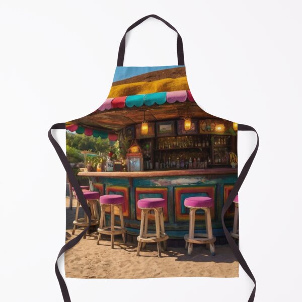 Item preview, Coastal Charm: A Colorful Mexican Bar by the Beach designed and sold by BlareBlare.