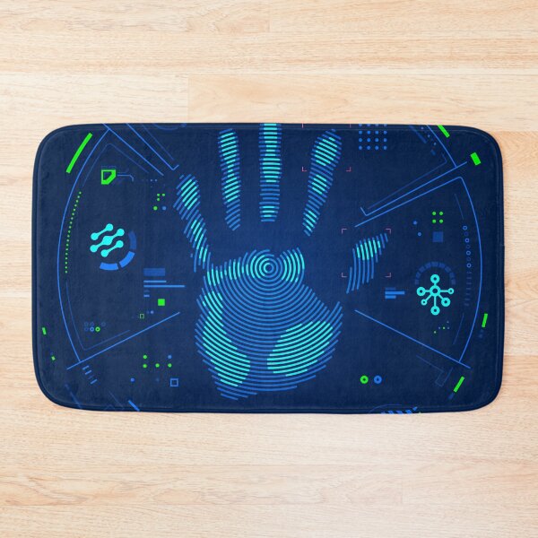 Item preview, digital forensics, circle handprint futuristic technology interface designed and sold by NiamLab.