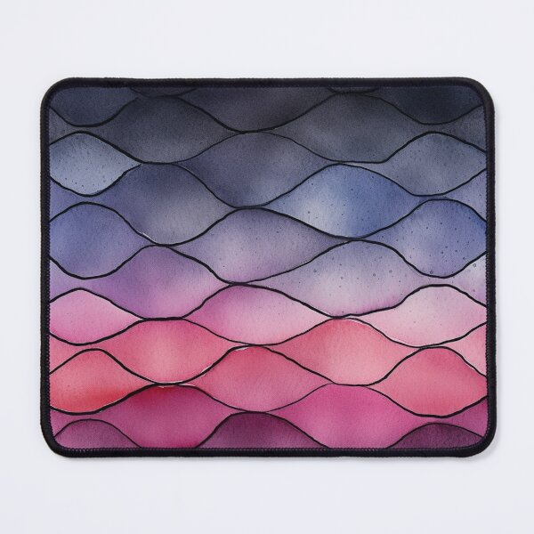Item preview, Dark multicolor abstract watercolor scale designed and sold by DigitaICraft.