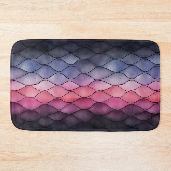 Item preview, Dark multicolor abstract watercolor scale designed and sold by DigitaICraft.