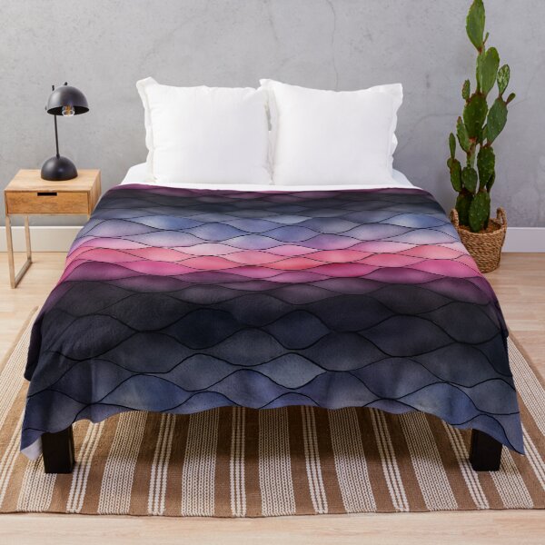 Item preview, Dark multicolor abstract watercolor scale designed and sold by DigitaICraft.