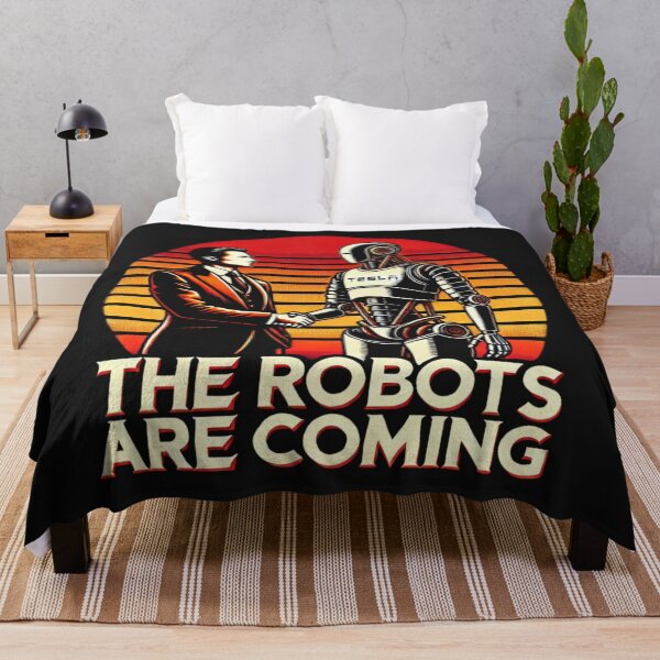 Item preview,  the robots are coming designed and sold by TEEJAMBOREE.
