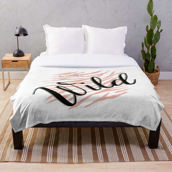 Item preview, Kinda Wild with orange tiger animal print designed and sold by BatJamDesigns.