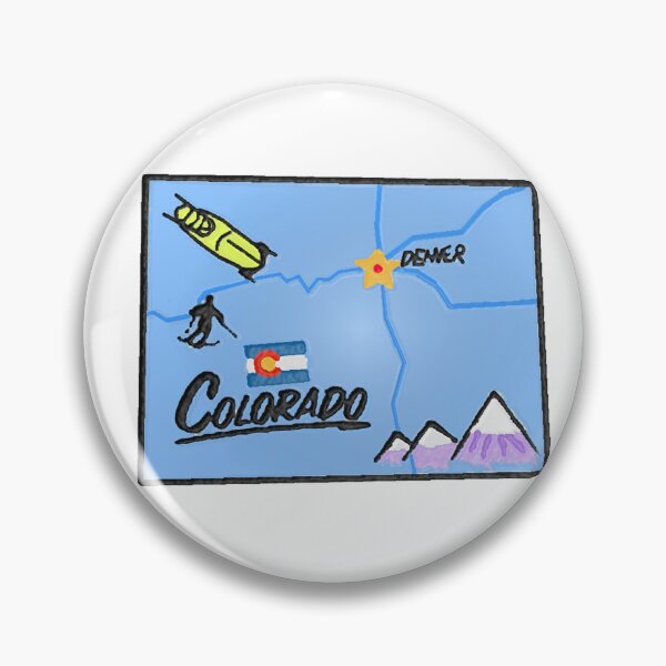 Item preview, Colorado Tourist Map designed and sold by Havocgirl.