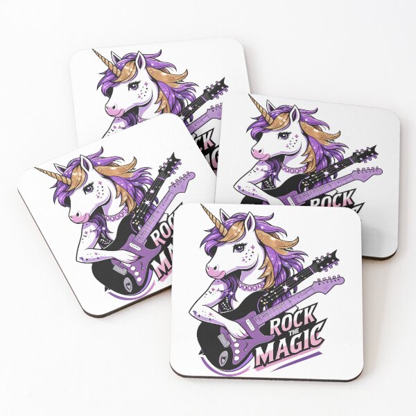 Item preview, Rock the Magic Unicorn: Glam Rock Star designed and sold by zoughlal.