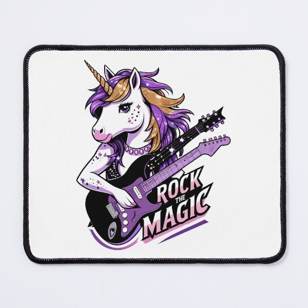 Item preview, Rock the Magic Unicorn: Glam Rock Star designed and sold by zoughlal.