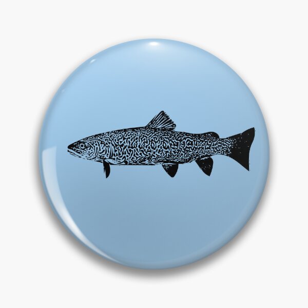 Item preview, Marble Trout Black Design  designed and sold by designsasstultd.