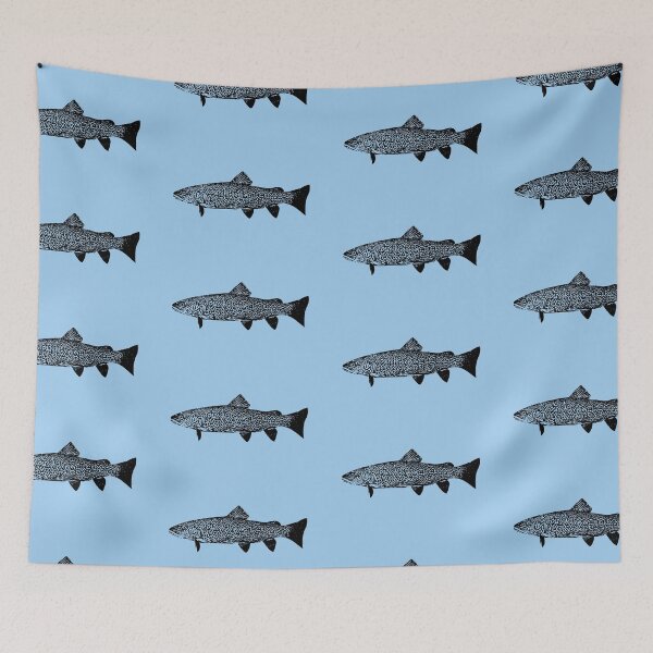 Item preview, Marble Trout Black Design  designed and sold by designsasstultd.