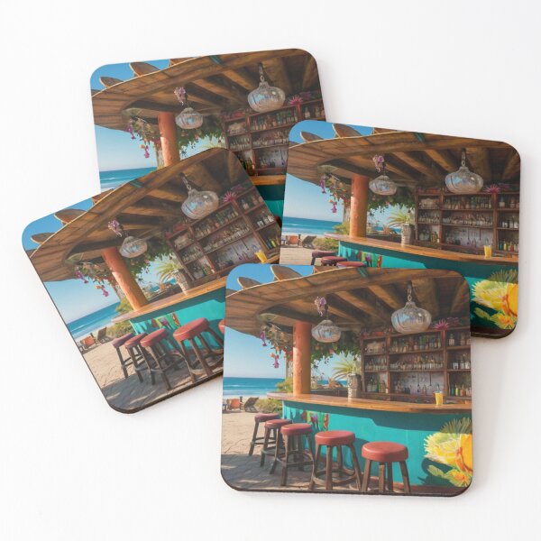Item preview, Tropical Fiesta: Mexican Bar Overlooking the Sea designed and sold by BlareBlare.