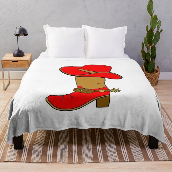 Item preview, Red Cowboy Boot And Hat designed and sold by Sartoris Art.