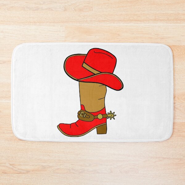 Item preview, Red Cowboy Boot And Hat designed and sold by Sartoris Art.