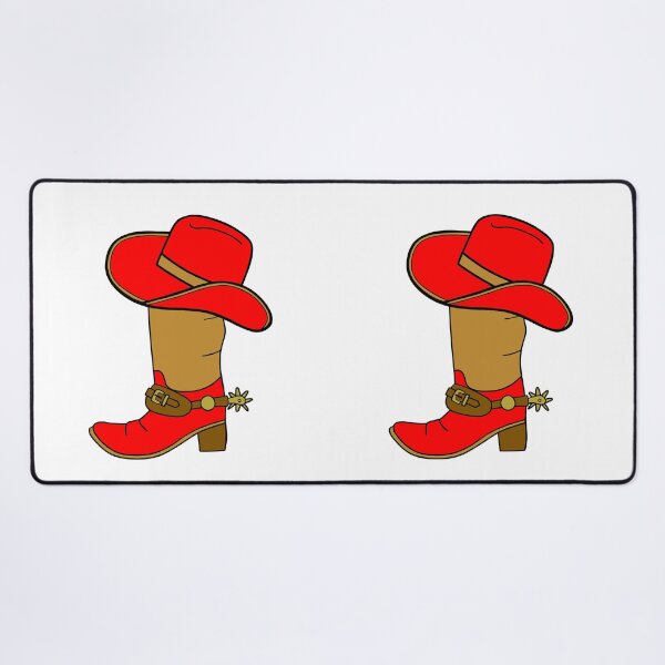 Item preview, Red Cowboy Boot And Hat designed and sold by Sartoris Art.