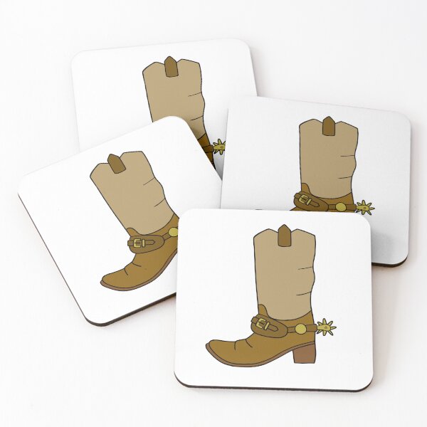 Item preview, Brown Cowboy Boot With Spur designed and sold by Sartoris Art.