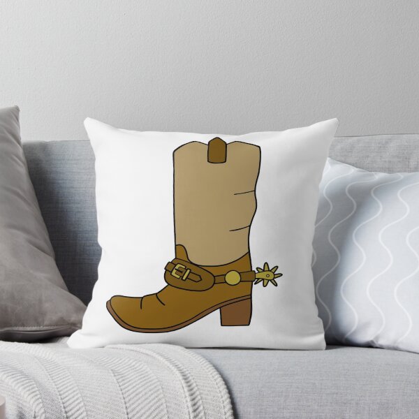 Item preview, Brown Cowboy Boot With Spur designed and sold by Sartoris Art.