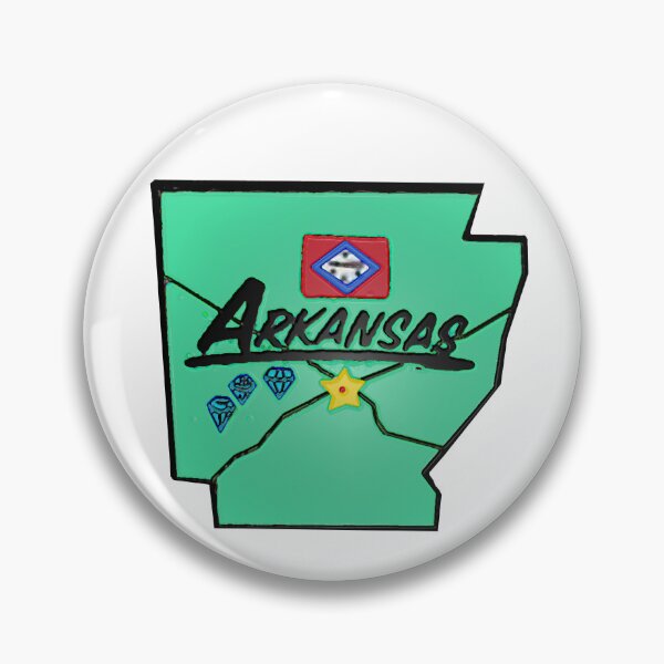 Item preview, Arkansas Tourist Map designed and sold by Havocgirl.