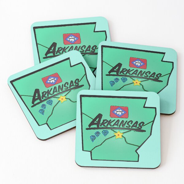 Item preview, Mapa turístico de Arkansas designed and sold by Havocgirl.