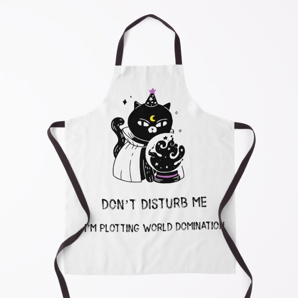 Item preview, Black Cat: Don’t disturb me, I’m plotting world domination designed and sold by nomadwanderer.