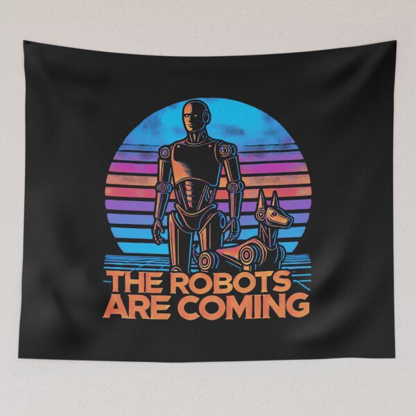 Item preview, the robots are coming designed and sold by TEEJAMBOREE.