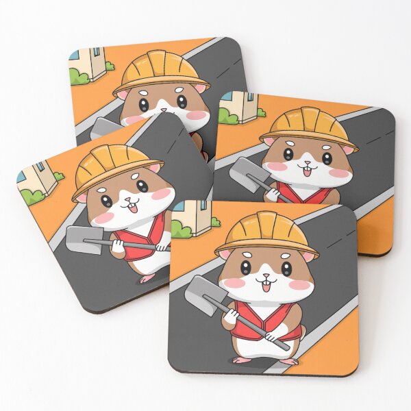 Item preview, Cute hamster worker designed and sold by InspireStudio4E.