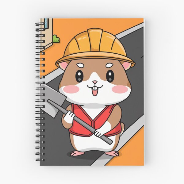 Item preview, Cute hamster worker designed and sold by InspireStudio4E.
