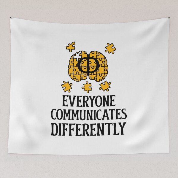 Item preview, Everyone Communicates Differently designed and sold by 87-Aesthetics.