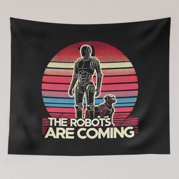 Item preview, the robots are coming designed and sold by TEEJAMBOREE.
