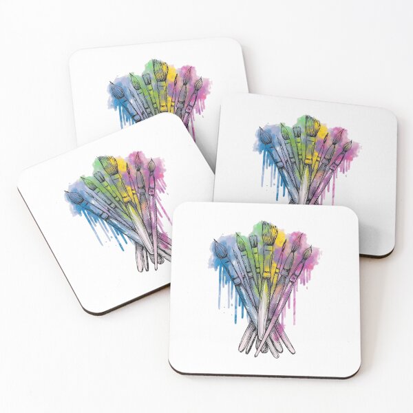 Item preview, Modern Trendy watercolour Paintbrushes  designed and sold by SOUFIANE1991.