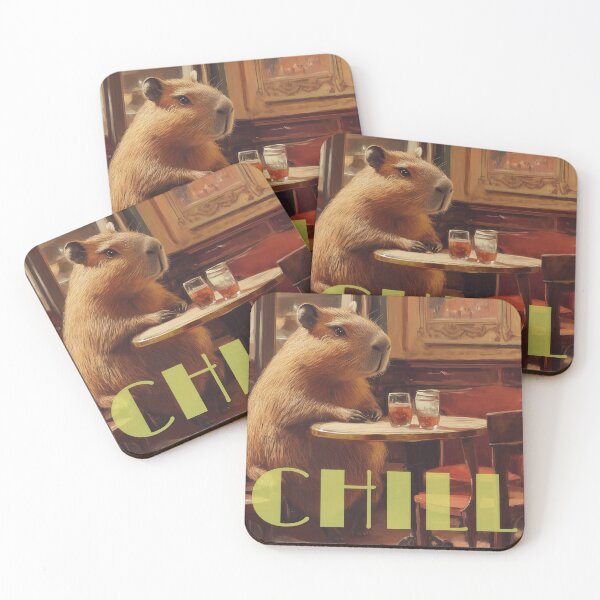Item preview, Chill Capybara – Bar & Beer Vibes designed and sold by Artistillery.