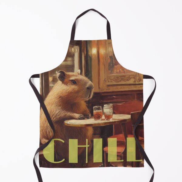 Artikelvorschau, Chill Capybara – Bar- und Bier-Vibes entworfen und verkauft von Artistillery.