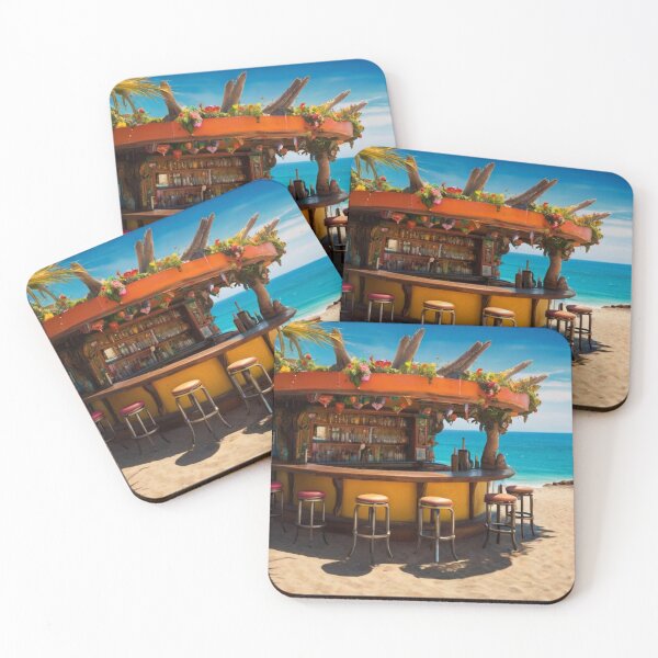 Item preview, Seaside Escape: A Cozy Mexican Bar on the Beach designed and sold by BlareBlare.
