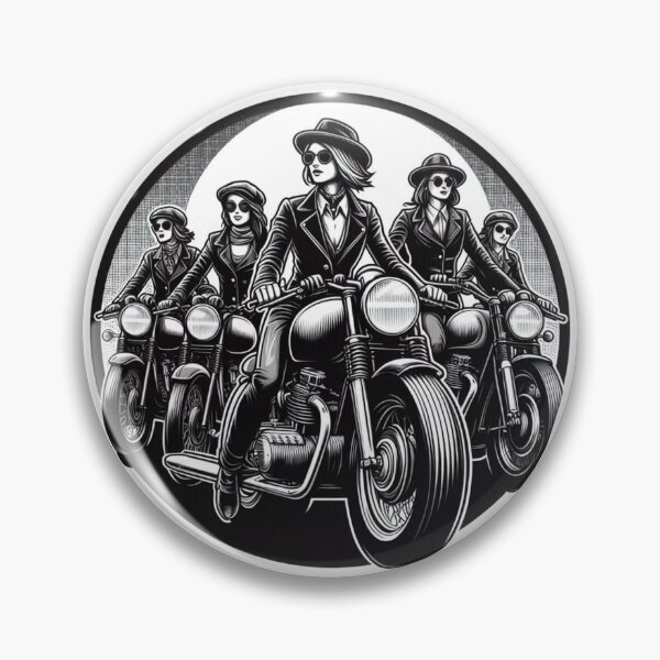 Item preview, Cafe Racer Biker Girls : Automotive Merchandise -  designed and sold by InfmsCorp.