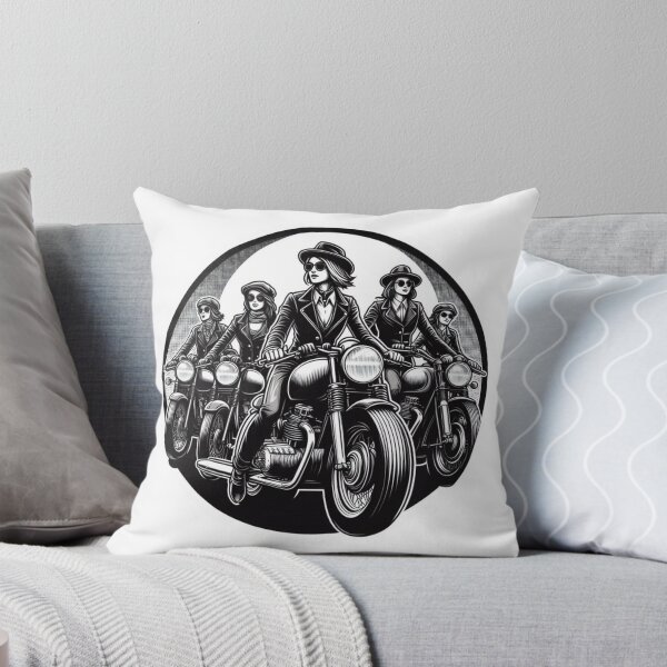 Item preview, Cafe Racer Biker Girls : Automotive Merchandise -  designed and sold by InfmsCorp.