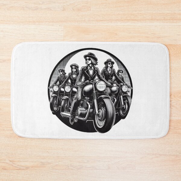 Item preview, Cafe Racer Biker Girls : Automotive Merchandise -  designed and sold by InfmsCorp.
