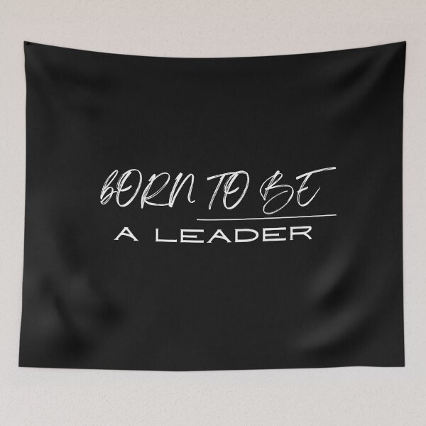 Item preview, Born to Be a Leader – Motivational Typography Design designed and sold by likeforcode.