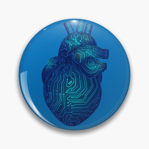 Item preview, cardiology medical healthcare technology, artificial heart electronic pattern designed and sold by NiamLab.