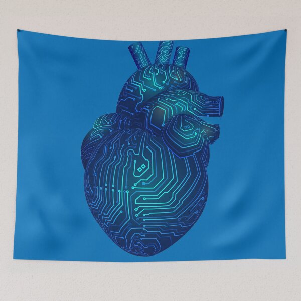 Item preview, cardiology medical healthcare technology, artificial heart electronic pattern designed and sold by NiamLab.