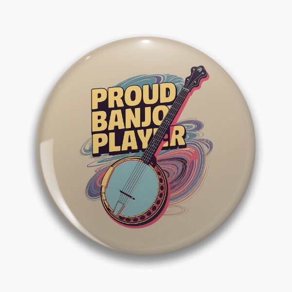 Item preview, Retro Banjo Player Musician Art Design designed and sold by TeeGrit.