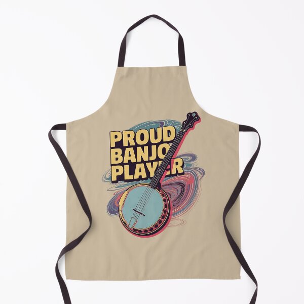 Item preview, Retro Banjo Player Musician Art Design designed and sold by TeeGrit.