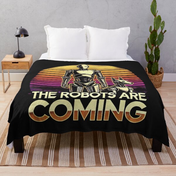Item preview, the robots are coming designed and sold by TEEJAMBOREE.