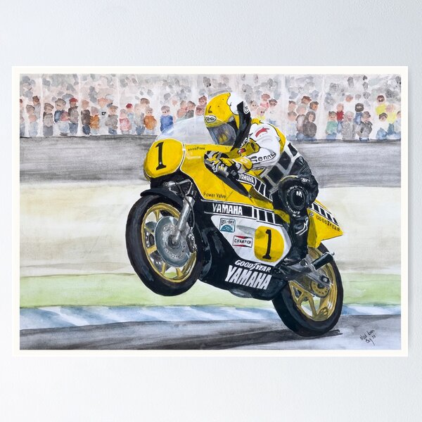 Vista previa del artículo con la obra «Rey Kenny», diseñado y vendido por Bikers-Mirror.