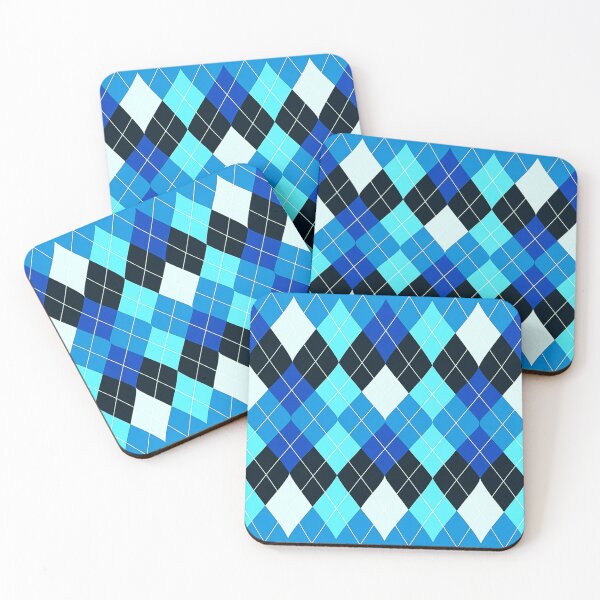 Item preview, Blue Argyle Print Design by Steezee designed and sold by SteezeeStore.
