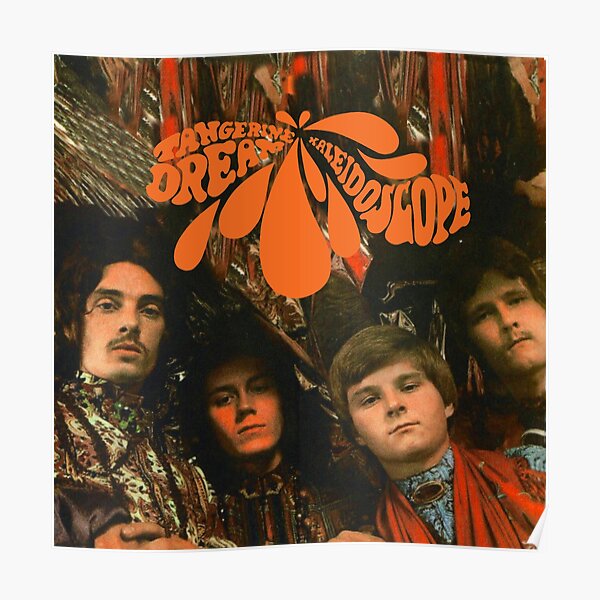 "Kaleidoscope UK Band Tangerine Dream Album Artwork Cover" Poster for