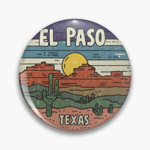 Artikelvorschau, El Paso, Texas | Wüstenlandschaft entworfen und verkauft von CircinusStore.