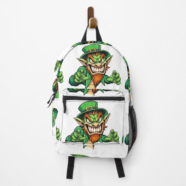 Item preview, Mischievous leprechaun character with vibrant colors and engaging expression designed and sold by olenapetol.