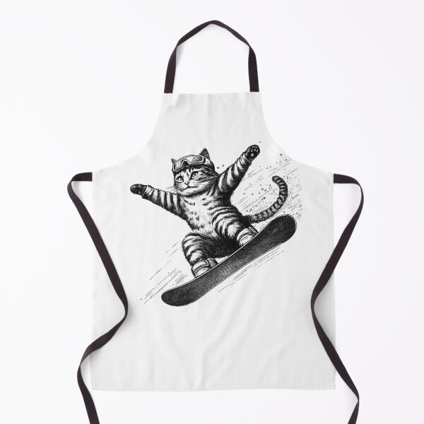 Item preview, Cat Go Snowboarding designed and sold by Kimberley King Art King Art.