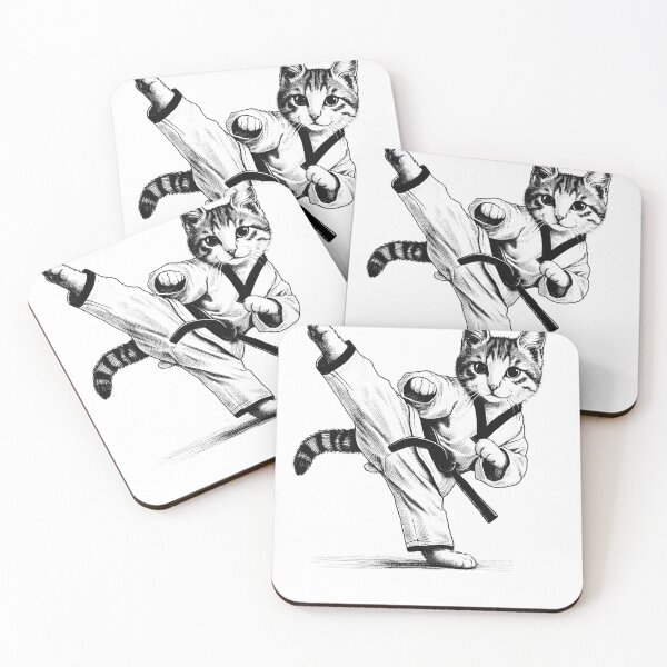 Item preview, Cat Do Taekwondo designed and sold by Kimberley King Art  King Art.