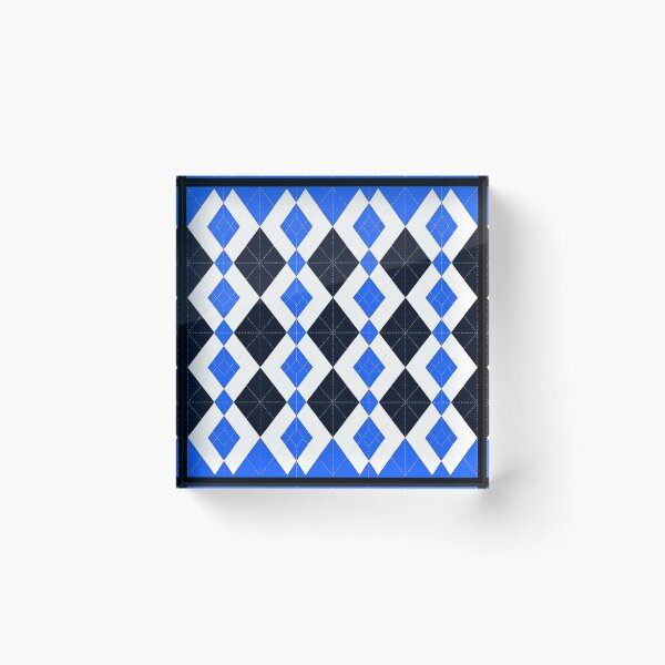 Item preview, Royal Blue Argyle Print Design by Steezee designed and sold by SteezeeStore.