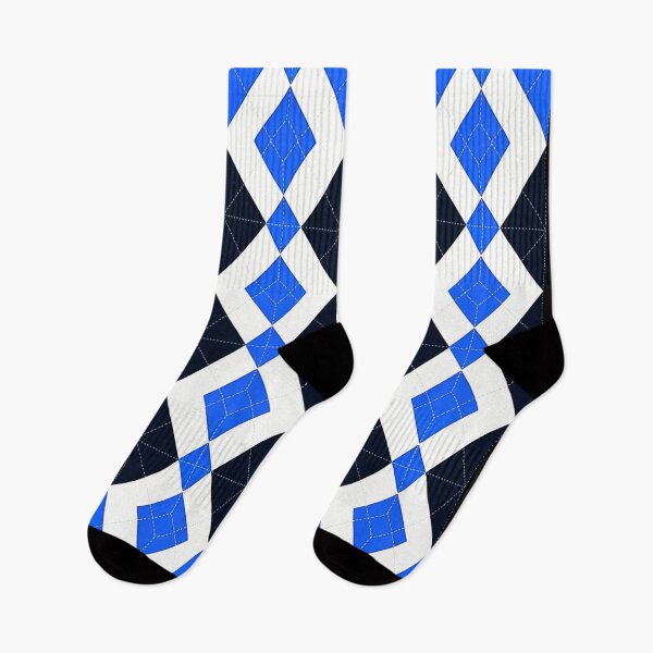 Item preview, Royal Blue Argyle Print Design by Steezee designed and sold by SteezeeStore.