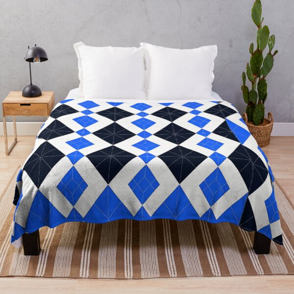 Item preview, Royal Blue Argyle Print Design by Steezee designed and sold by SteezeeStore.