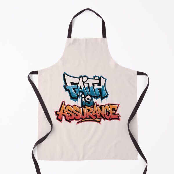 Item preview, Hebrews 11:1 – Faith is Assurance | Graffiti Christian Street Art Bible Verse designed and sold by KnitLuv.